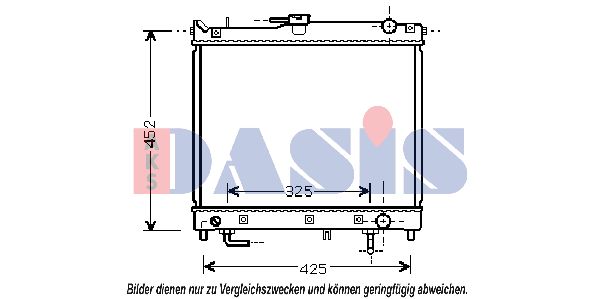 AKS DASIS Radiaator,mootorijahutus 320047N